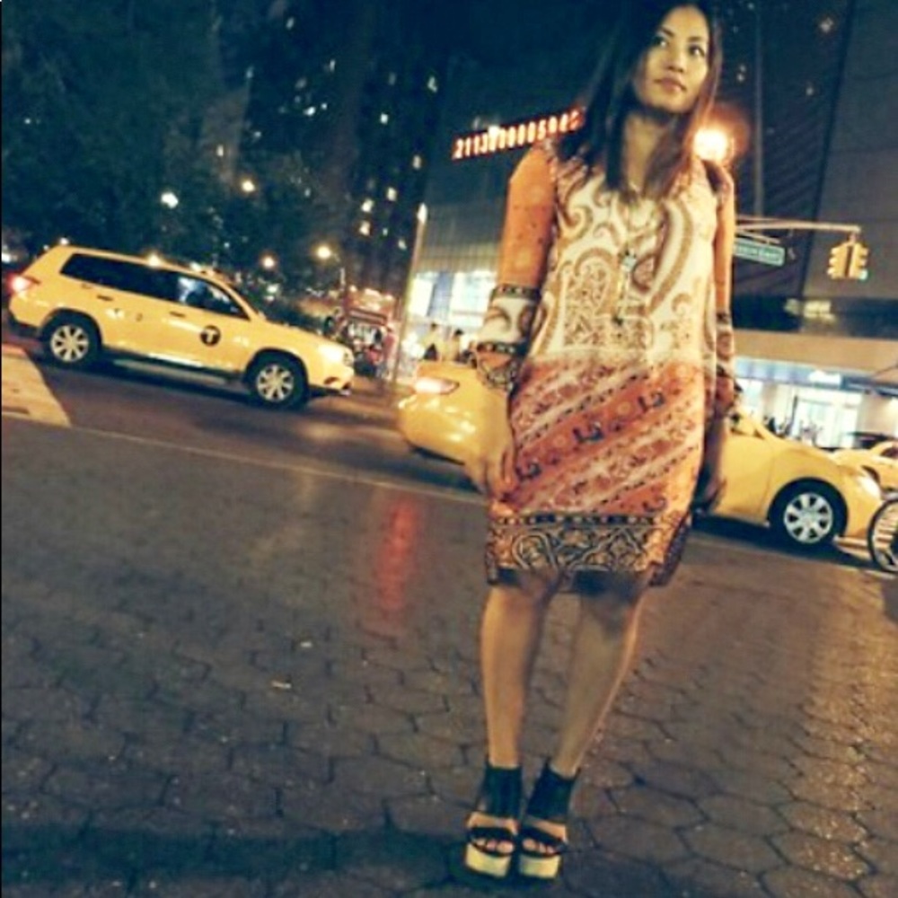 Zara paisley tunic